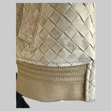Woven Suede Bomber Jacket